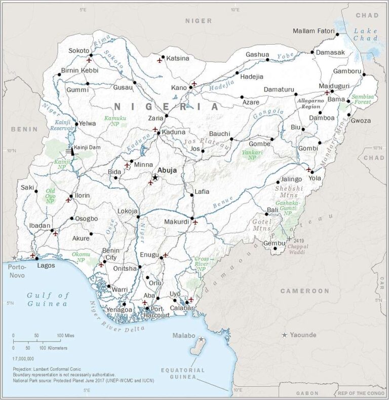 WGT 2026 NIGERIA Der Frauen 01 Nigeria Map (C)Public Domain 768x789